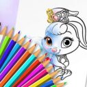 cute animals coloring book
