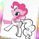cute pony coloring book