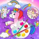 fabulous cute unicorn coloring book