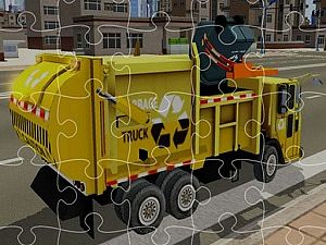 Garbage truck puzzle