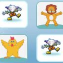 happy animals memory game