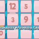 memory game with numbers