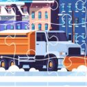 snow plow trucks jigsaw