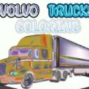 volvo trucks coloring