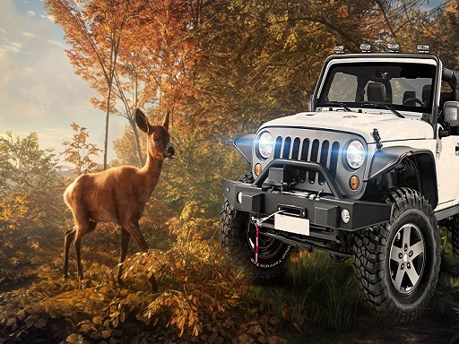 Animal Hunter: Safari Jeep Driving Game