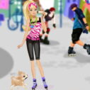 barbie on roller skates
