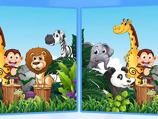 Find seven differences – animals