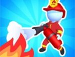 Firefighter rescue maze game