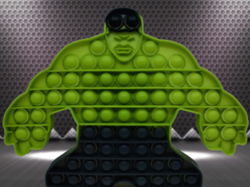 Superhero Pop It Puzzle