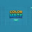 Color maze game