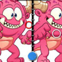 cartoon monsters spot the difference